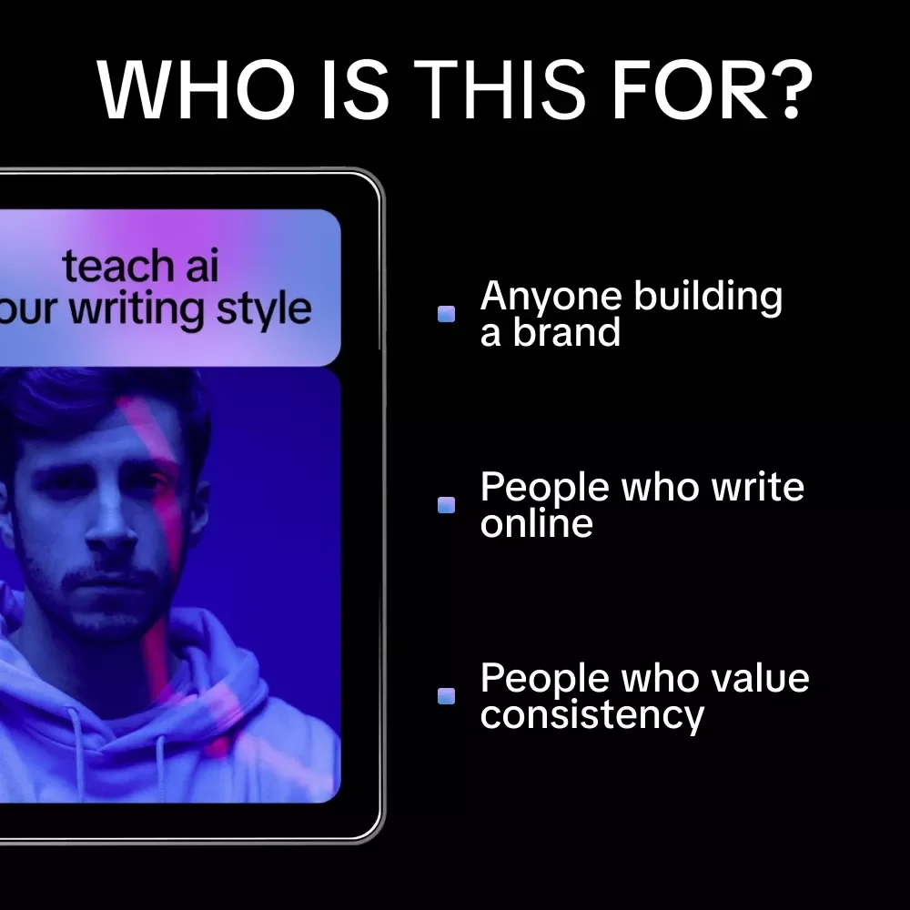 Teach AI Your Writing Style – A Practical Guide on how to teach ai your writing style, Train ChatGPT to Sound Like You, Build a Consistent Brand Voice, and Write Faster with AI
