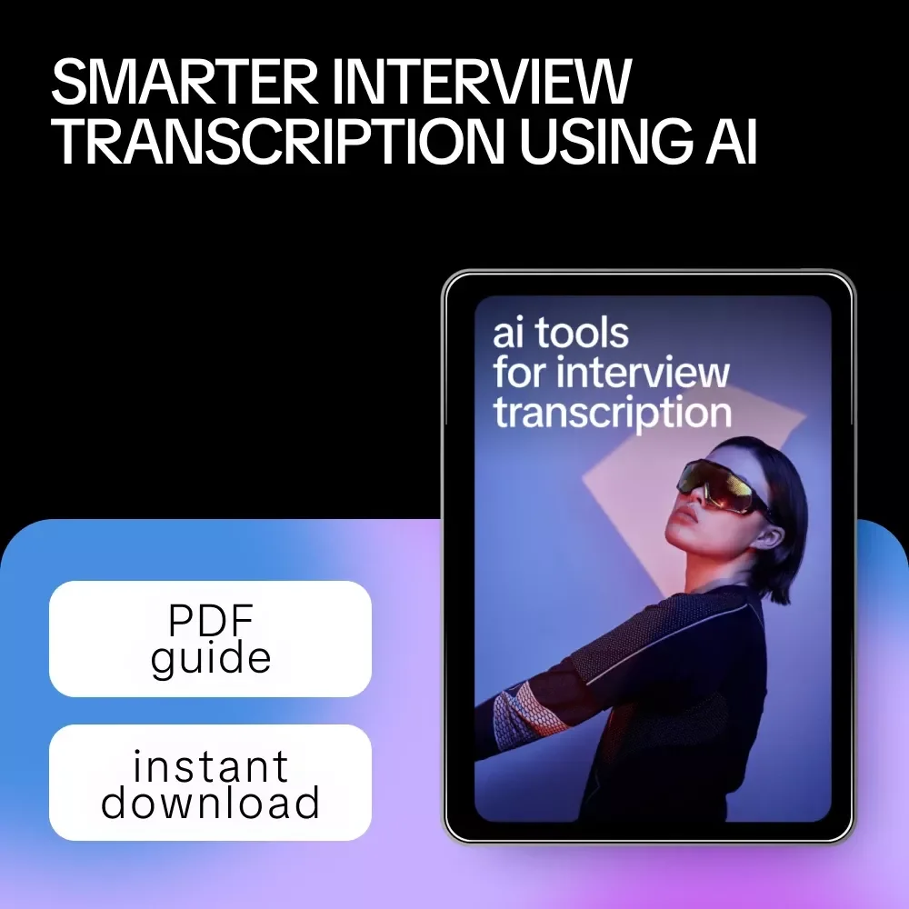 AI Tools for Interview Transcription – Practical Guide to AI Tools for Interview Transcription, Faster Interviews, Accurate Transcripts, Content Creators & Researchers Digital Download
