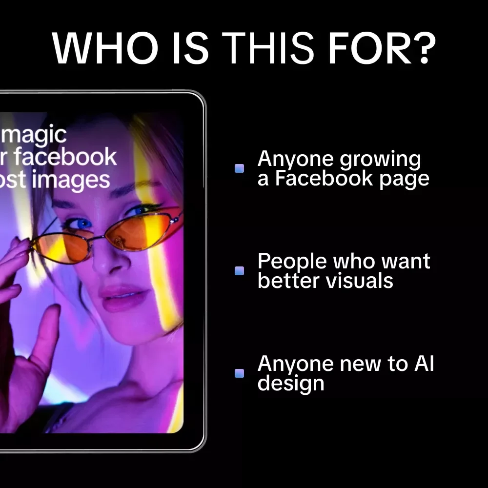 AI Magic for Facebook Post Images – Step-by-Step Guide with AI Tips for Facebook Post Images, Create Scroll-Stopping Social Media Visuals Faster