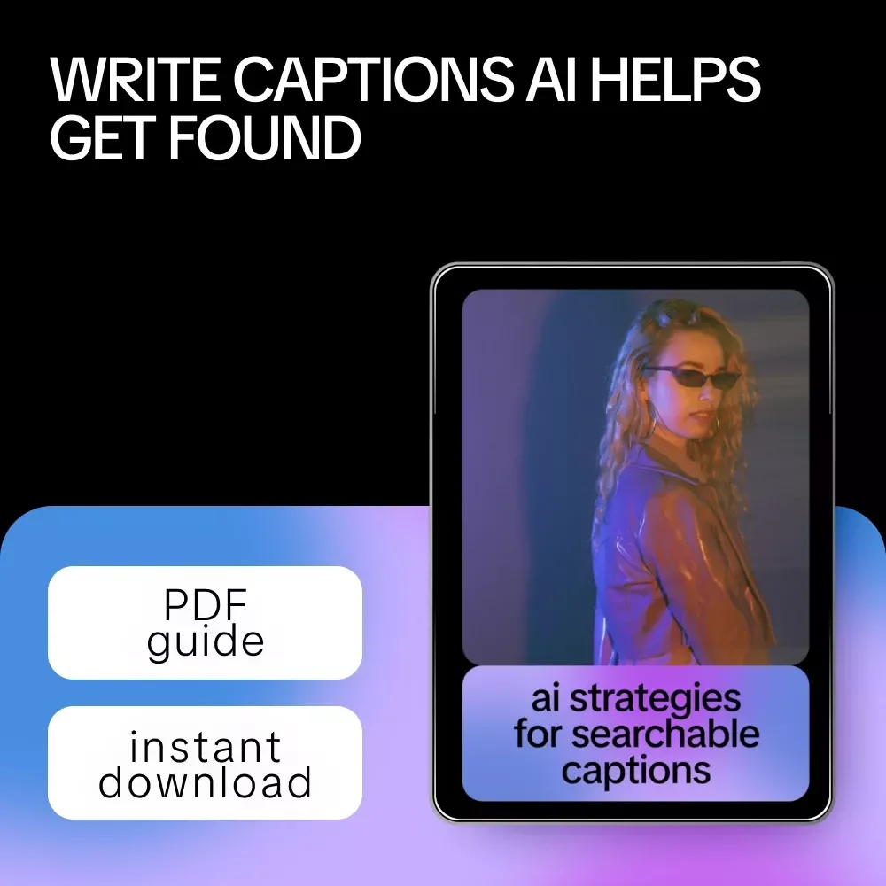 AI Strategies for Searchable Captions | Smart Guide to ai strategies for searchable captions, SEO-Friendly Social Media Text, AI Caption Writing for Creators & Brands