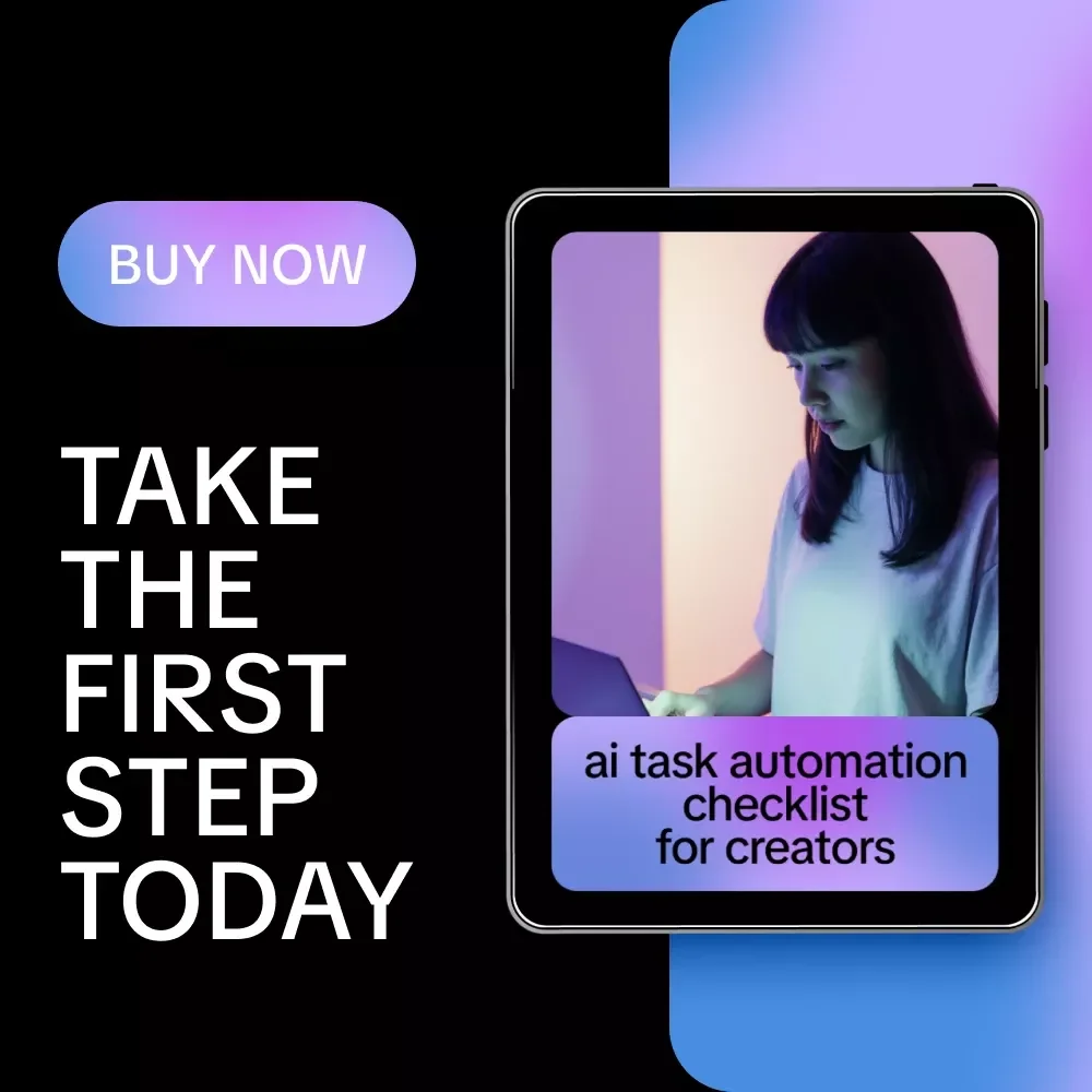 AI Task Automation Checklist for Creators | Step-by-Step Digital Workflow Guide for the best ai task automation for creators