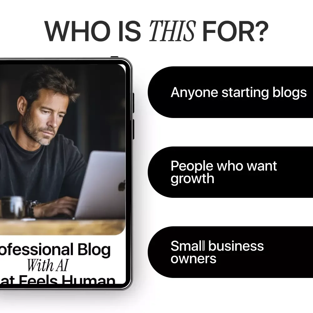 Build a Professional Blog With AI That Feels Human – The Complete Guide on How to Use AI to Create a Professional Blog, Boost Engagement, and Write Content That Reads Naturally