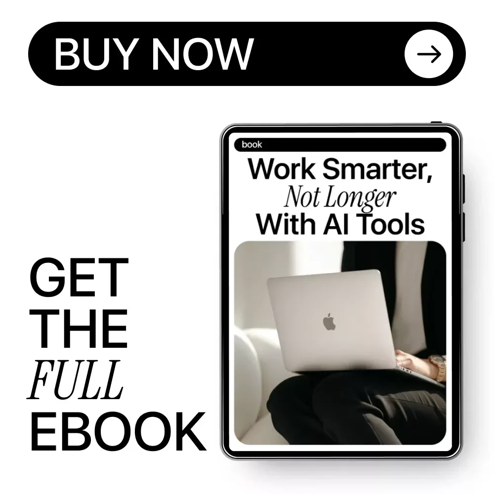 Work Smarter, Not Longer with AI Tools – Practical Ebook on ai tools that save time at work for Busy Professionals & Entrepreneurs