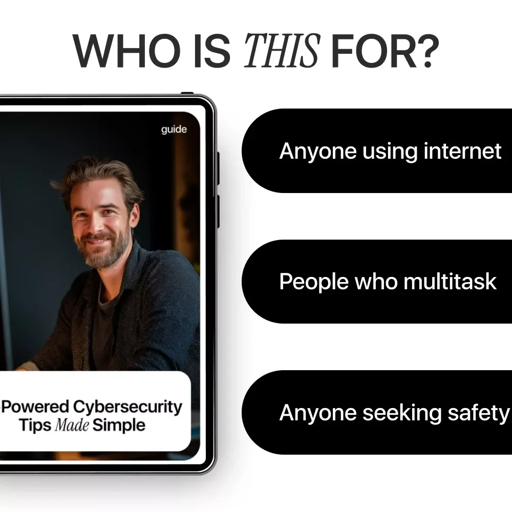 AI-Powered Cybersecurity Tips Made Simple | Digital Download Guide for Beginners | AI for Creating Cybersecurity Tips | Cyber Safety eBook for Personal & Small Business Security | Instant PDF