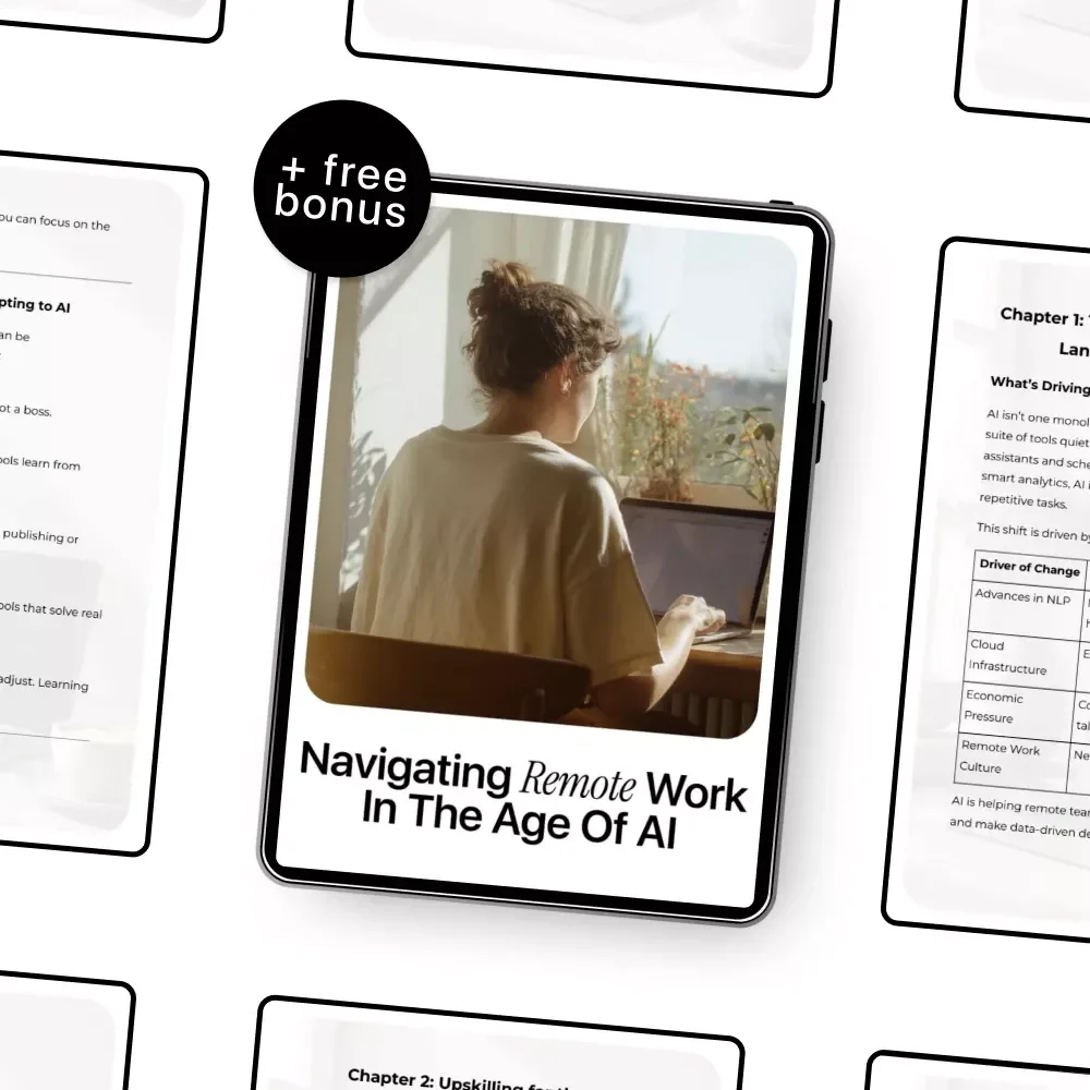 Navigating Remote Work in the Age of AI – Practical Guide to How AI Affects Remote Jobs, Upskilling, and Future-Proof Careers