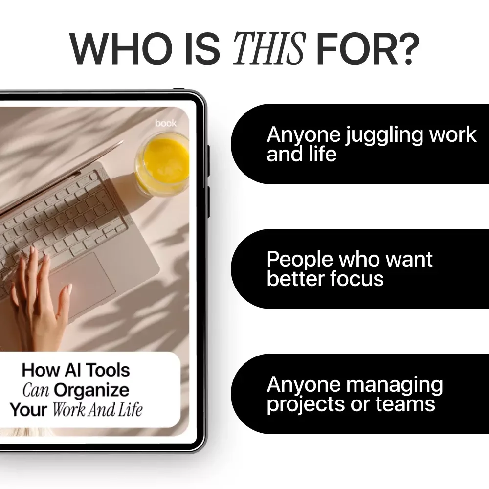 How AI Tools Can Organize Your Work and Life – Practical Ebook Guide to Smarter Planning, Productivity, and ai tools that help with planning