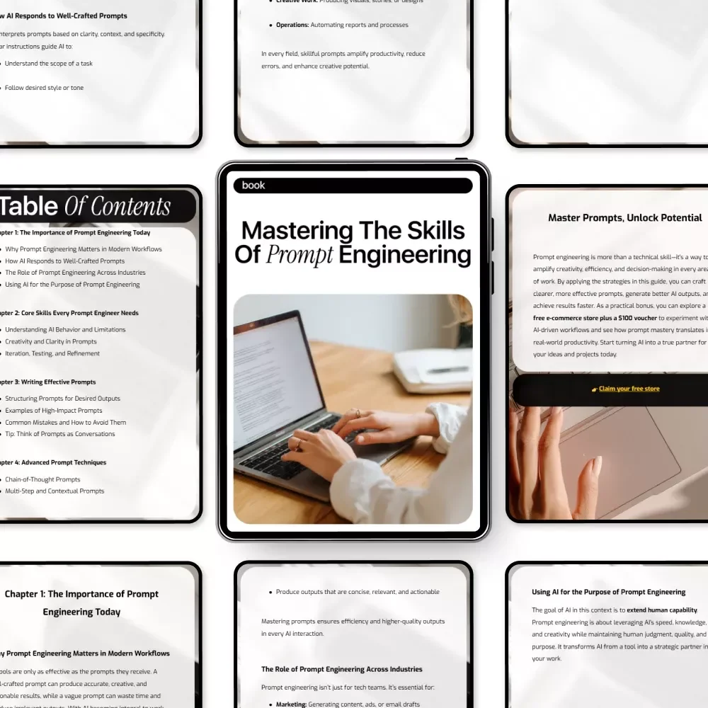 Mastering the Skills of Prompt Engineering | Practical AI eBook Guide for Modern Workflows & Prompt Engineering Skills Needed Today