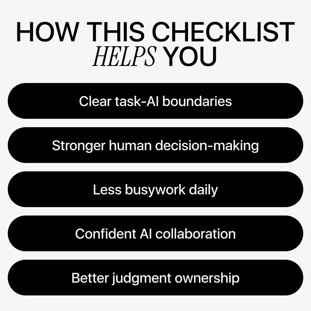 How AI Changes Job Roles Without Replacing You | Practical Checklist on how ai changes job roles for Smarter, Future-Ready Work