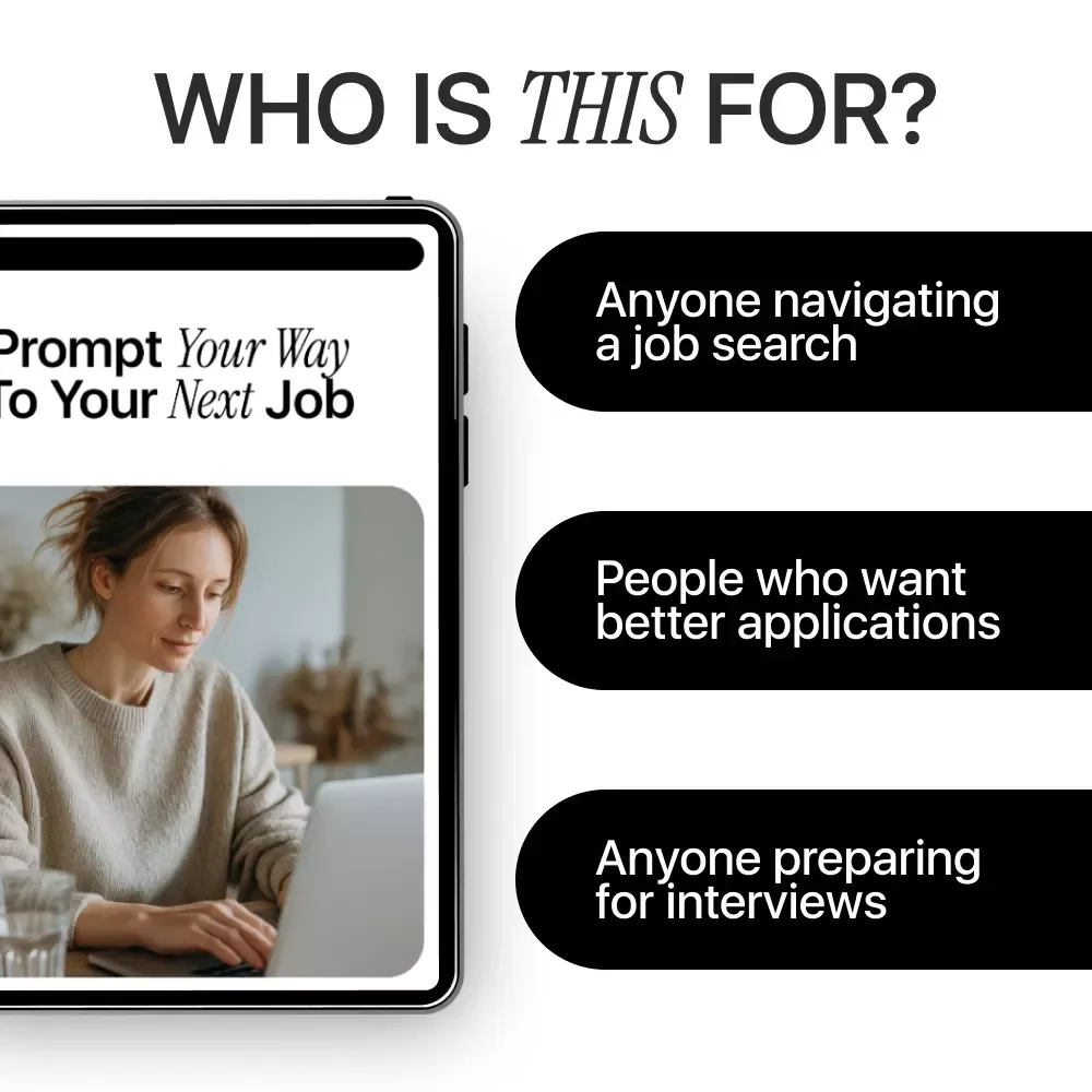 Prompt Your Way to Your Next Job – Practical Prompt Engineering Tips for Job Seekers | AI Resume, Cover Letter & Interview eBook