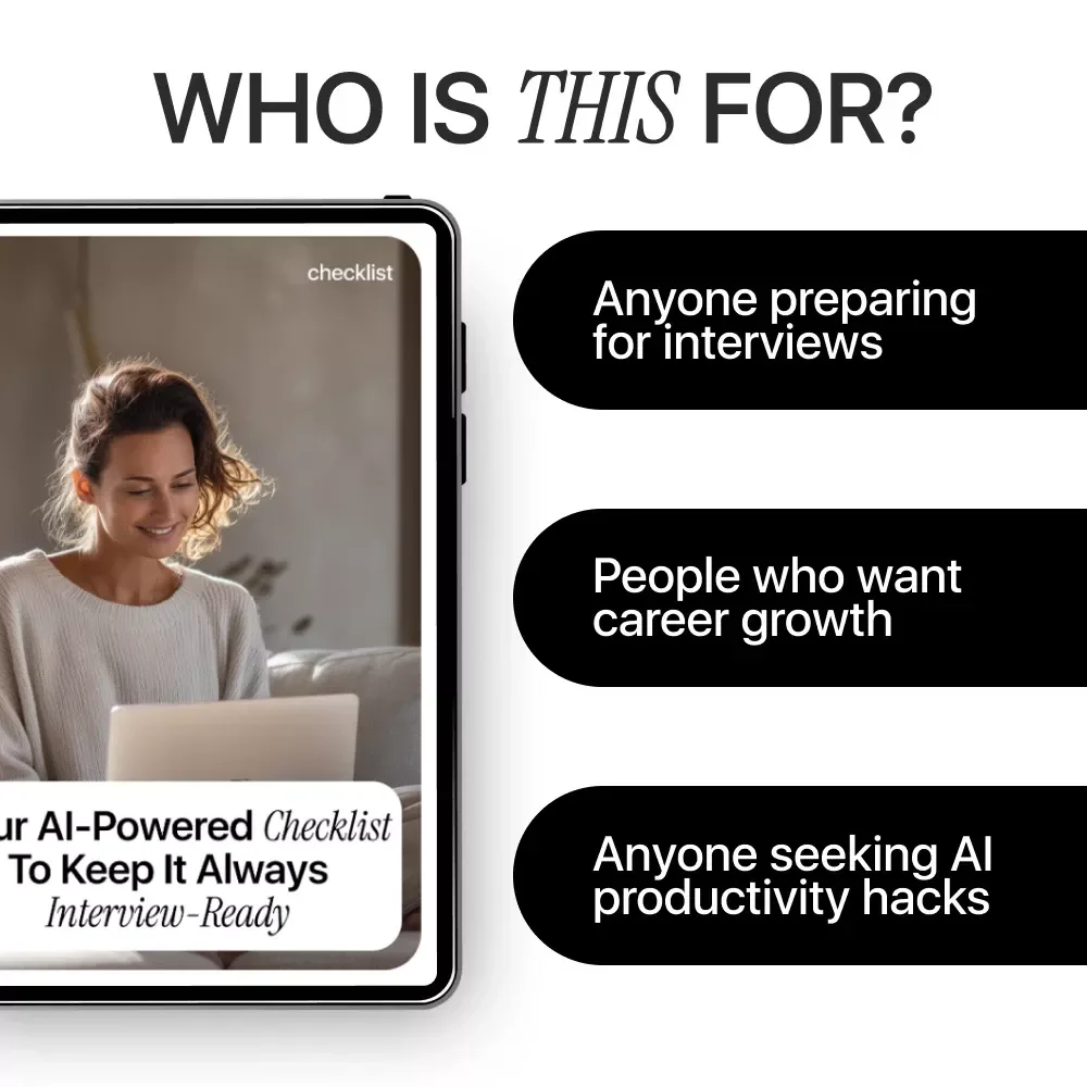 Your AI-Powered Checklist to Keep It Always Interview-Ready – How to Use AI to Update Your Resume Regularly | Digital Download Guide & Checklist