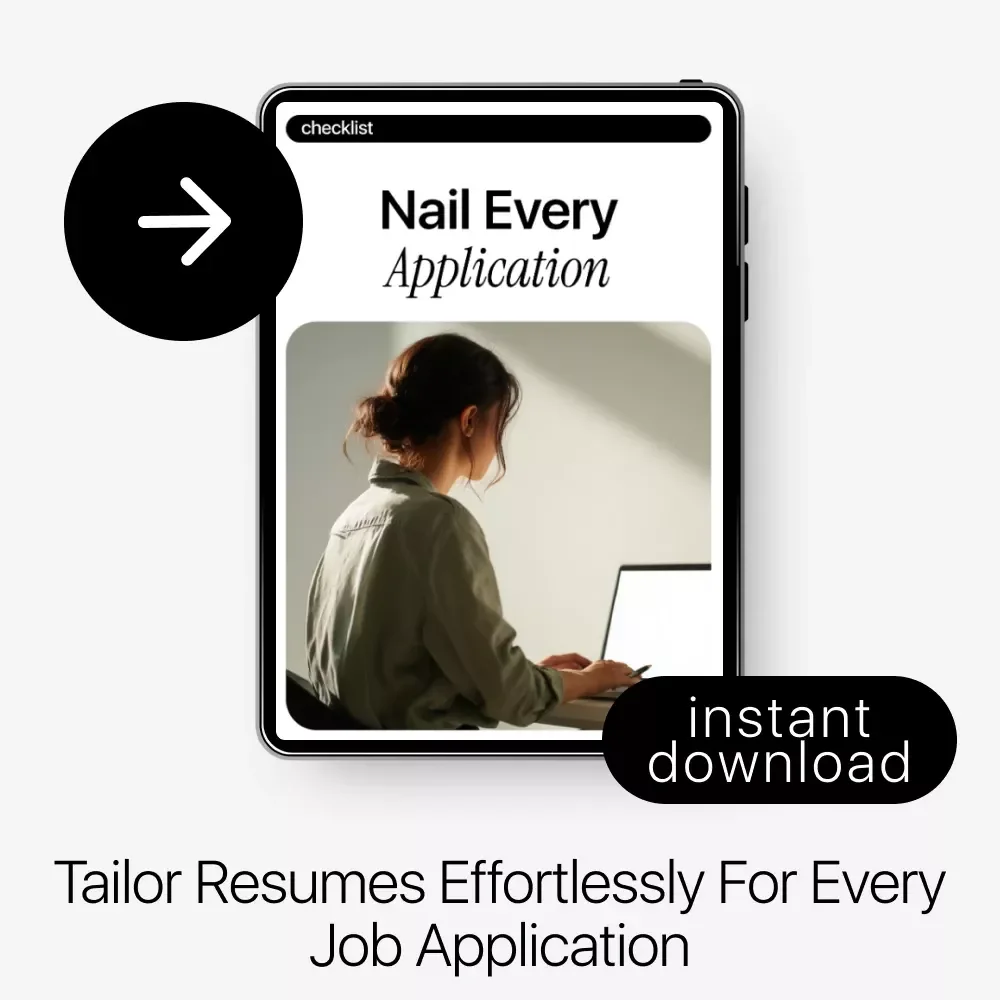 Nail Every Application: AI for Tailoring Your Resume Checklist | Job-Specific Resume Guide