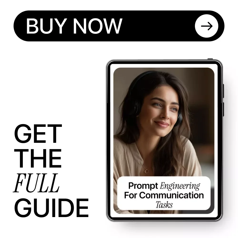 Prompt Engineering for Communication Tasks | Practical AI Guide for Emails, Marketing Copy & Professional Messaging