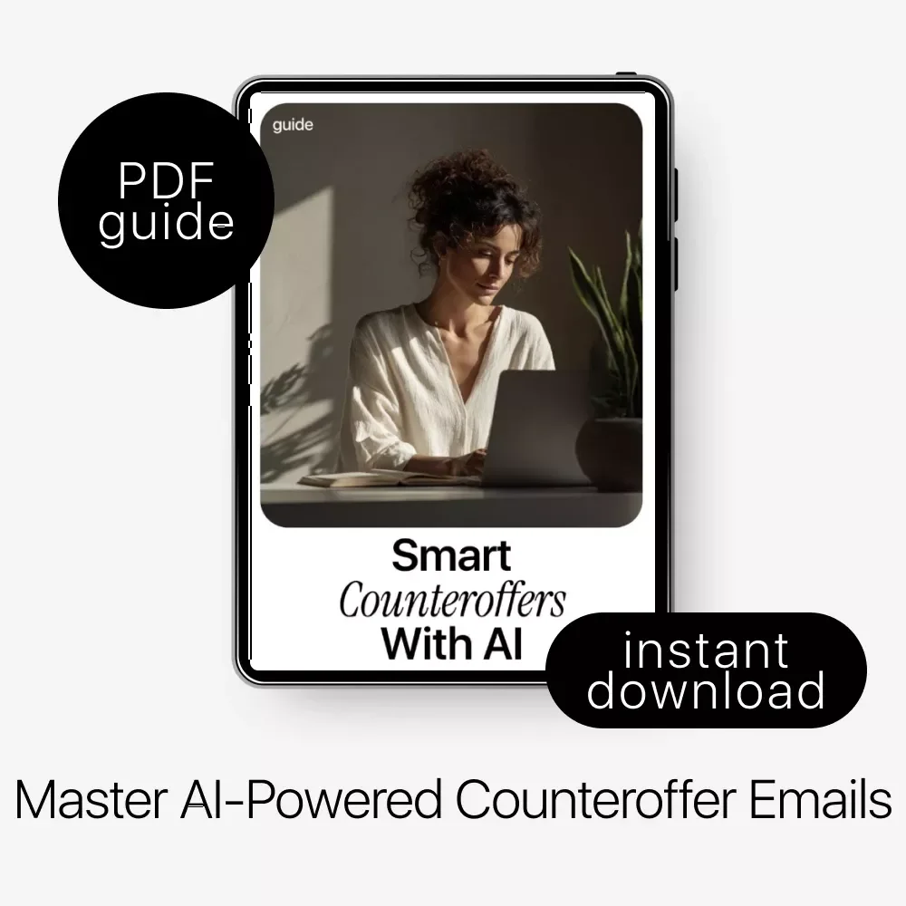Smart Counteroffers With AI: The Ultimate Guide To Writing A Counter Offer Email Using AI For Writing A Counter Offer Email, Salary Negotiation, Benefits, And Flexibility Tips