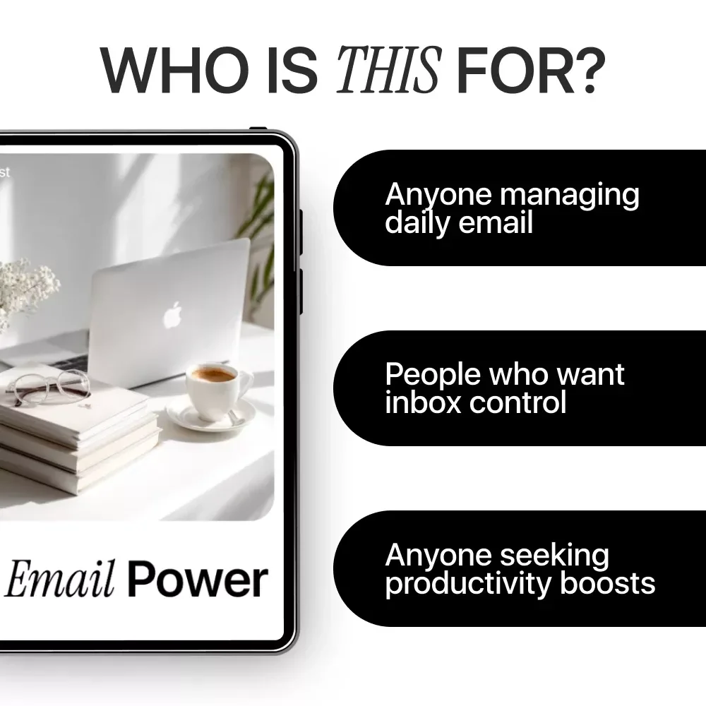 AI Email Power Checklist | Smart Productivity Guide for Inbox Zero | AI Tools That Help With Emails for Faster Replies & Workflow Automation