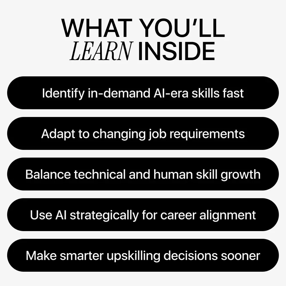 How AI Is Redefining Job Requirements – Career Skills Guide, AI Skills eBook, Future of Work Digital Download, Upskilling for AI Era