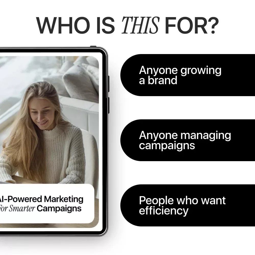 AI-Powered Marketing for Smarter Campaigns Checklist | ai use cases for marketing teams | Digital Marketing Strategy Download