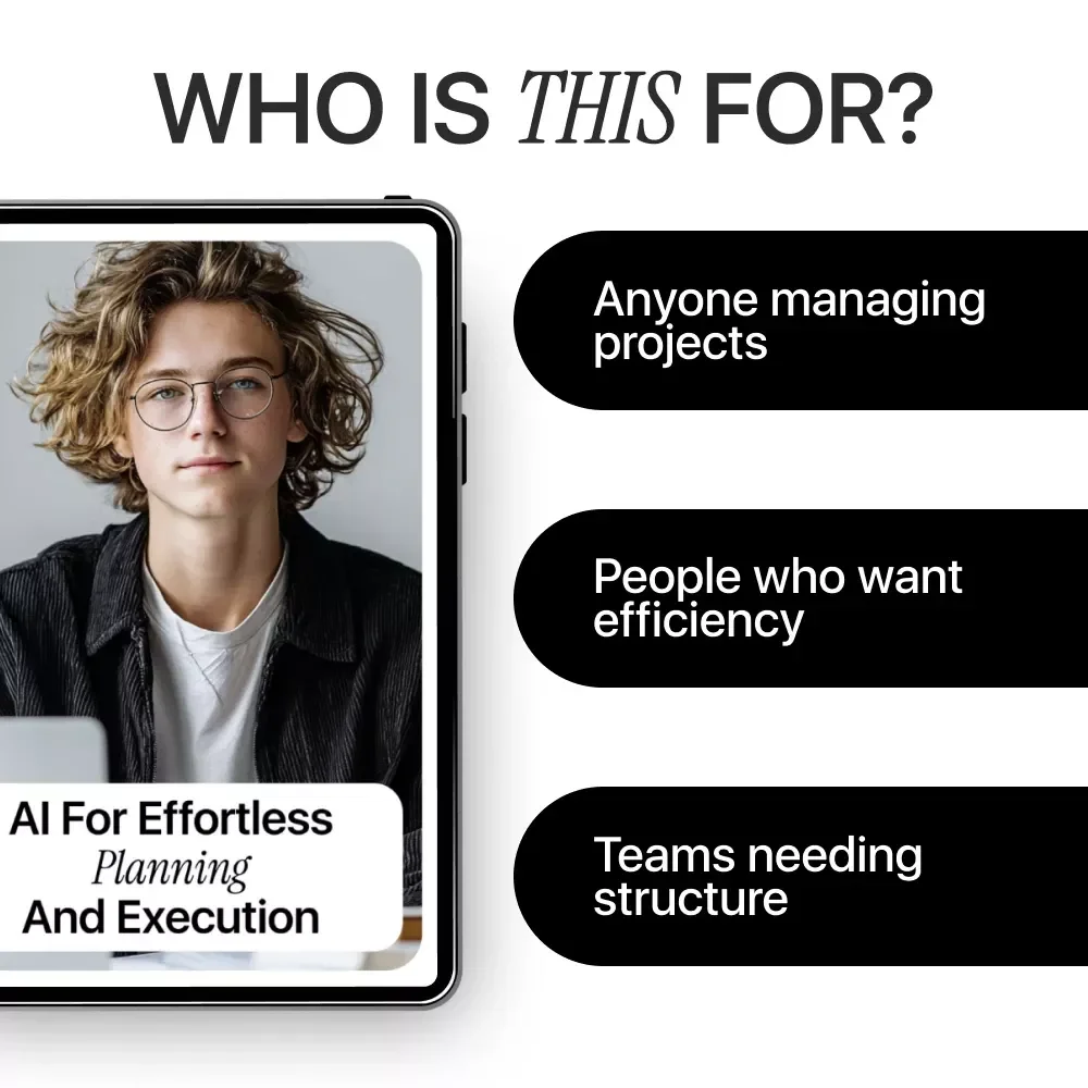 AI for Effortless Planning and Execution – Smart Project Management eBook Using AI Tools for Project Planning