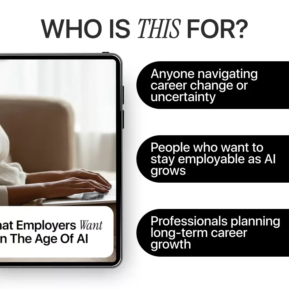 What Employers Want in the Age of AI – Career Guide to Skills in Demand Because of AI, Future-Proof Skills, AI Job Market eBook