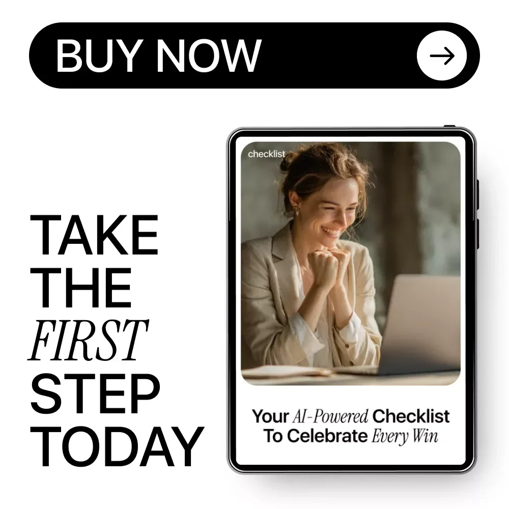 Your AI-Powered Checklist to Celebrate Every Win | How to Use AI to Track Your Accomplishments Digital Download