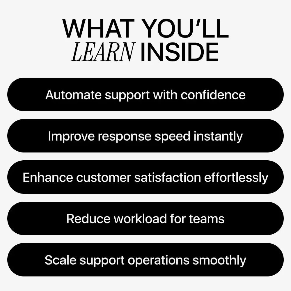 AI Transforming Customer Support | Practical Ebook Guide to ai tools for customer service, Automation & Scalable CX