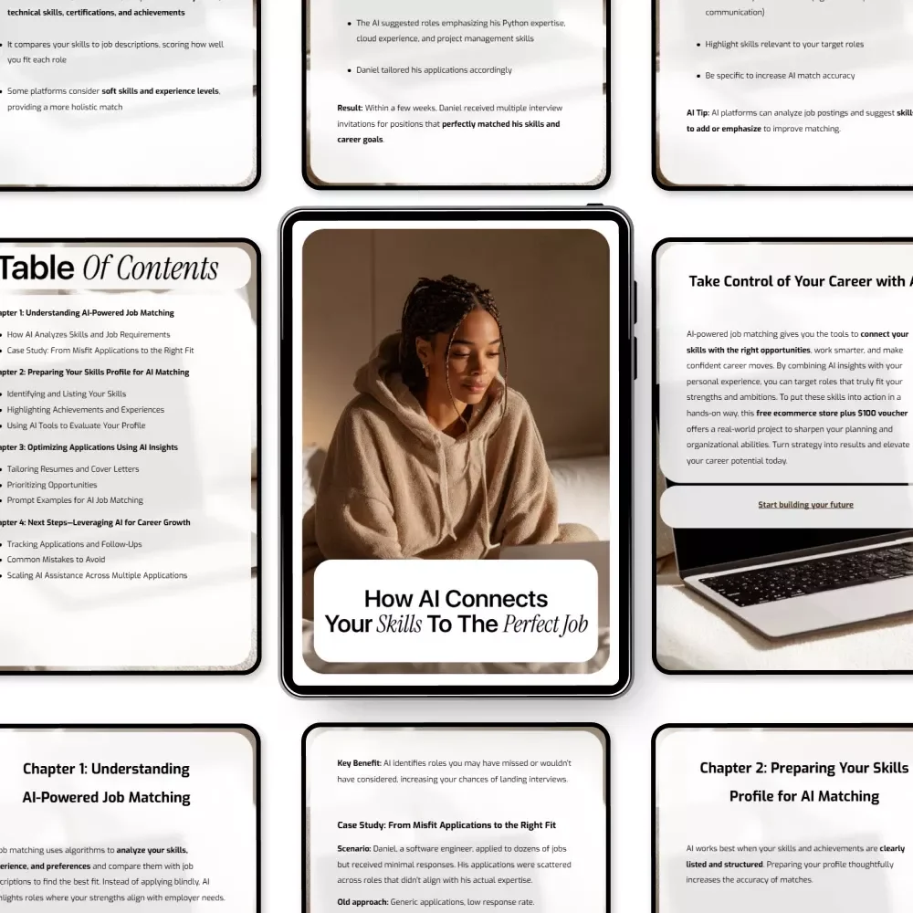 How AI Connects Your Skills to the Perfect Job – Practical Career Guide Explaining how ai matches jobs to skills, Resume & Application Optimization Download