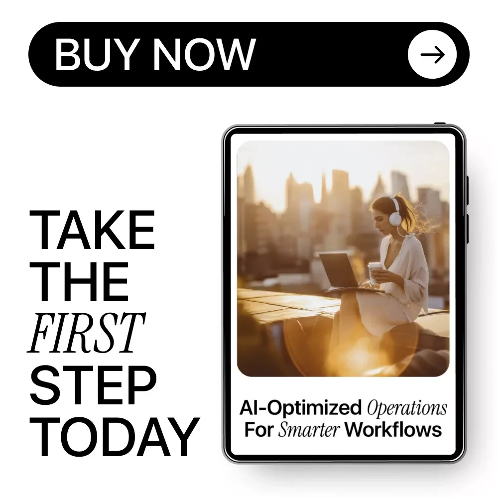AI-Optimized Operations for Smarter Workflows | Practical Checklist for Operations Leaders | AI Use Cases for Operations Teams | Digital Download
