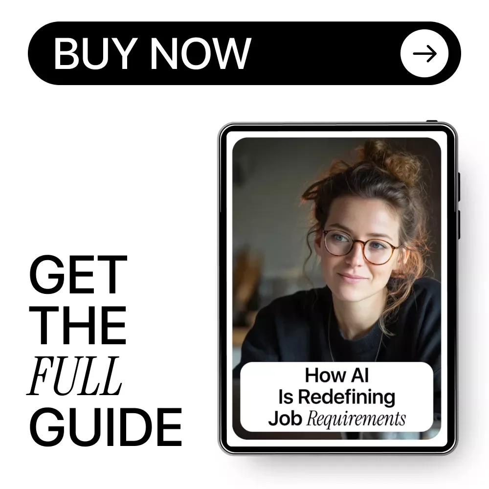 How AI Is Redefining Job Requirements – Career Skills Guide, AI Skills eBook, Future of Work Digital Download, Upskilling for AI Era