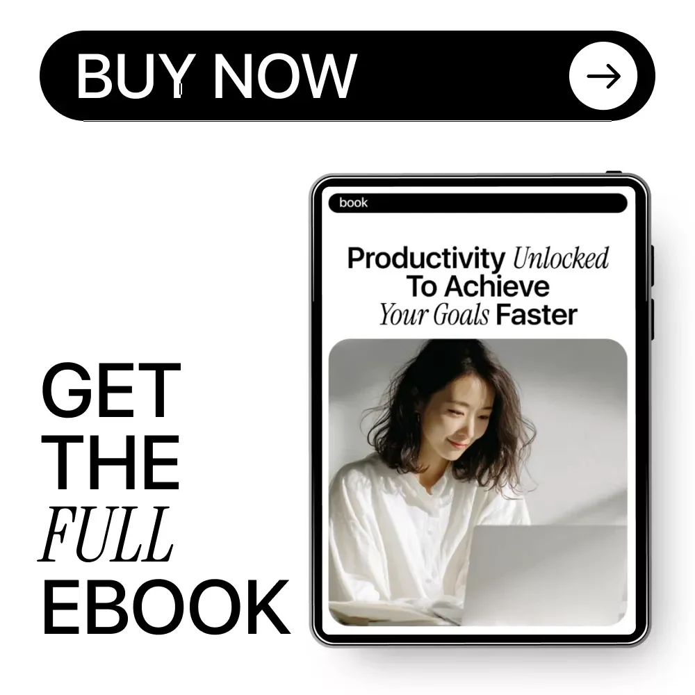 Productivity Unlocked to Achieve Your Goals Faster | AI Productivity eBook with ai prompts for productivity goals | Digital Download