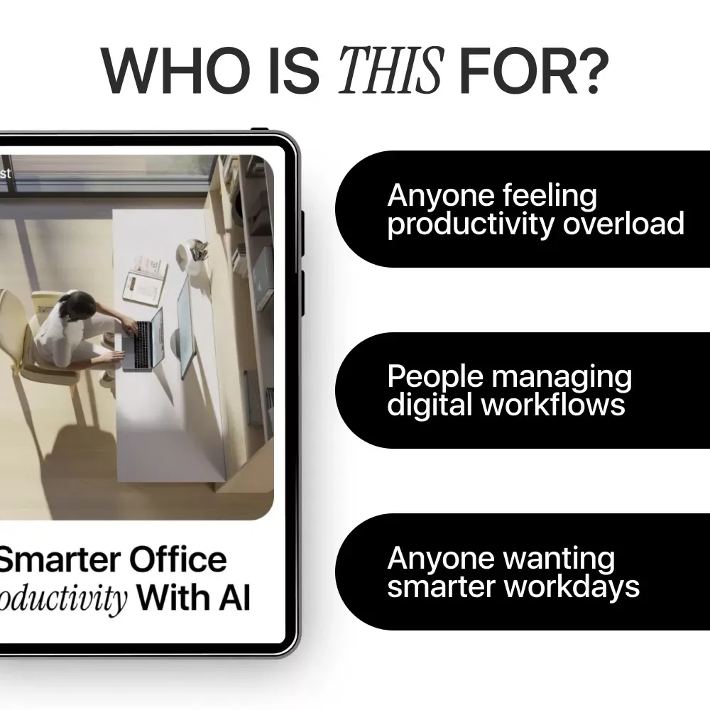 Smarter Office Productivity With AI Checklist | Practical Guide to the AI Impact on Office Productivity for Modern Workflows