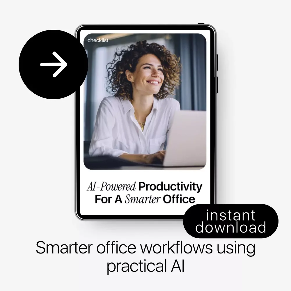 AI-Powered Productivity for a Smarter Office – Practical Checklist Using ai tools for office productivity to Automate Tasks, Improve Workflow & Work Smarter Every Day