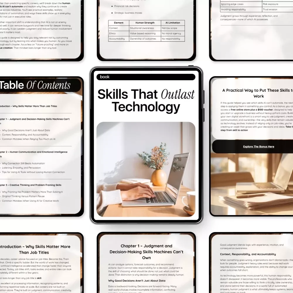 Skills That Outlast Technology: A Future-Proof Career Guide to the Career Skills AI Can’t Automate