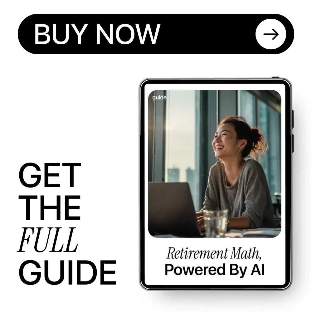Retirement Math, Powered by AI – Digital Guide, eBook & Checklist for Smart Retirement Planning with AI Prompts and Life Data Insights