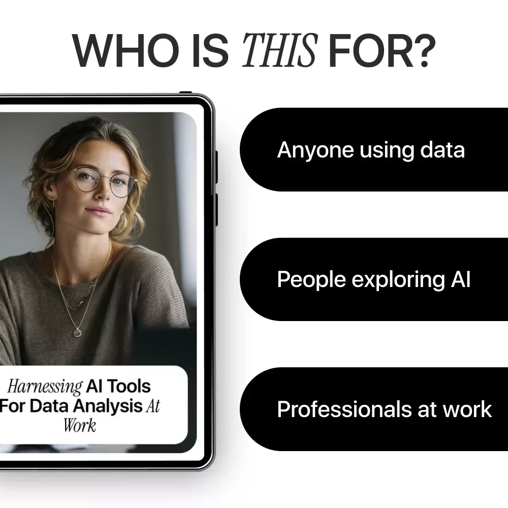 Harnessing AI Tools for Data Analysis at Work – Practical Guide to Using ai tools for data analysis at work, Smarter Insights, Better Decisions, Digital Download