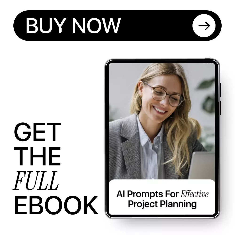 AI Prompts for Effective Project Planning | ai prompts for project planning eBook for Smarter Workflows & Clear Action Plans