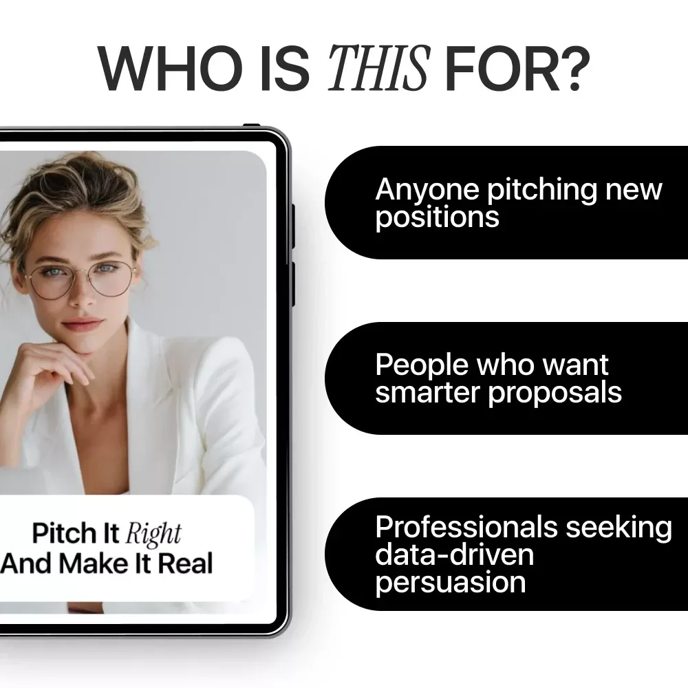 Pitch It Right and Make It Real: AI for Building a Business Case for a New Role Guide | Step-by-Step Digital Download