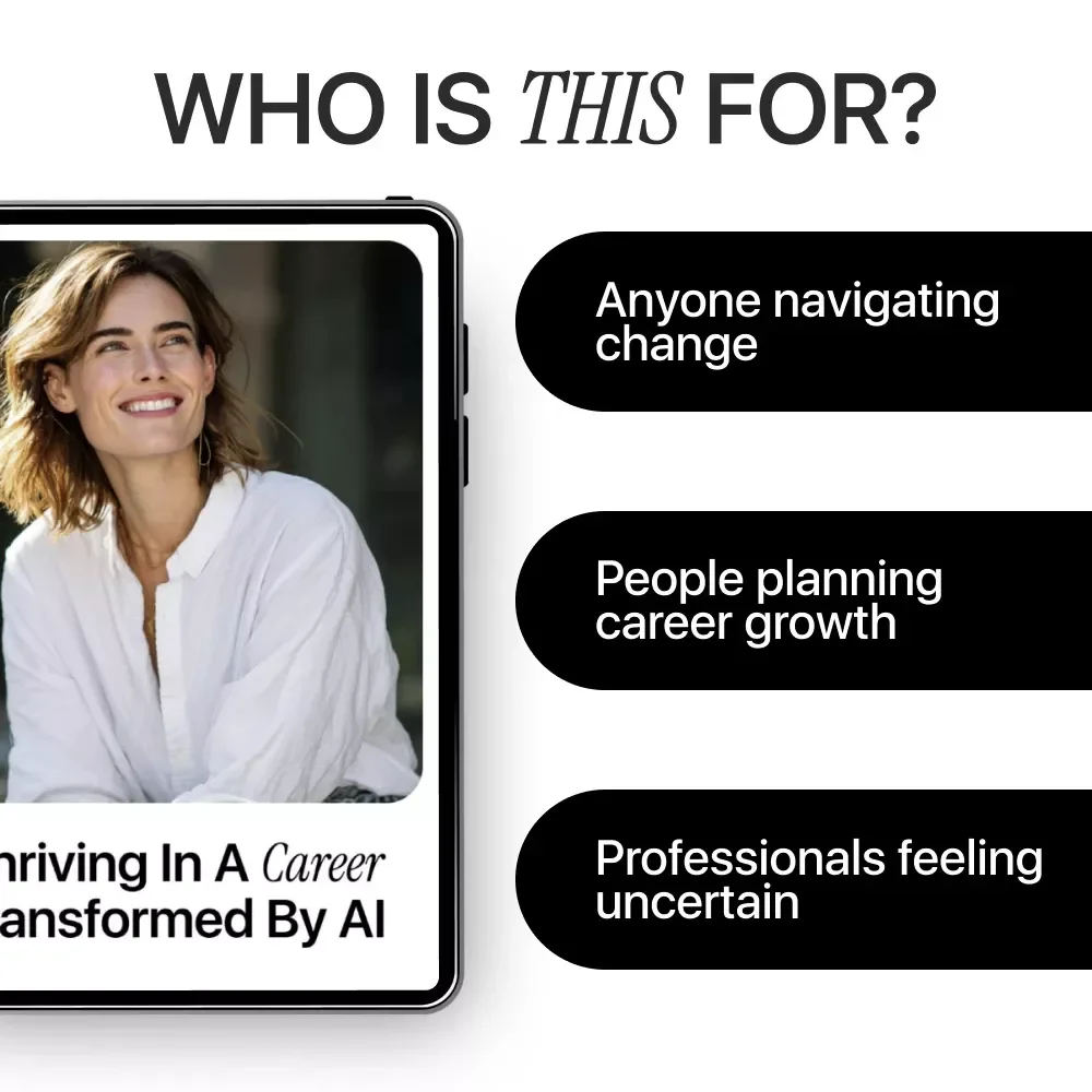 Thriving in a Career Transformed by AI | Ebook Guide on how ai affects career growth, Skills, Upskilling & Future-Proof Careers
