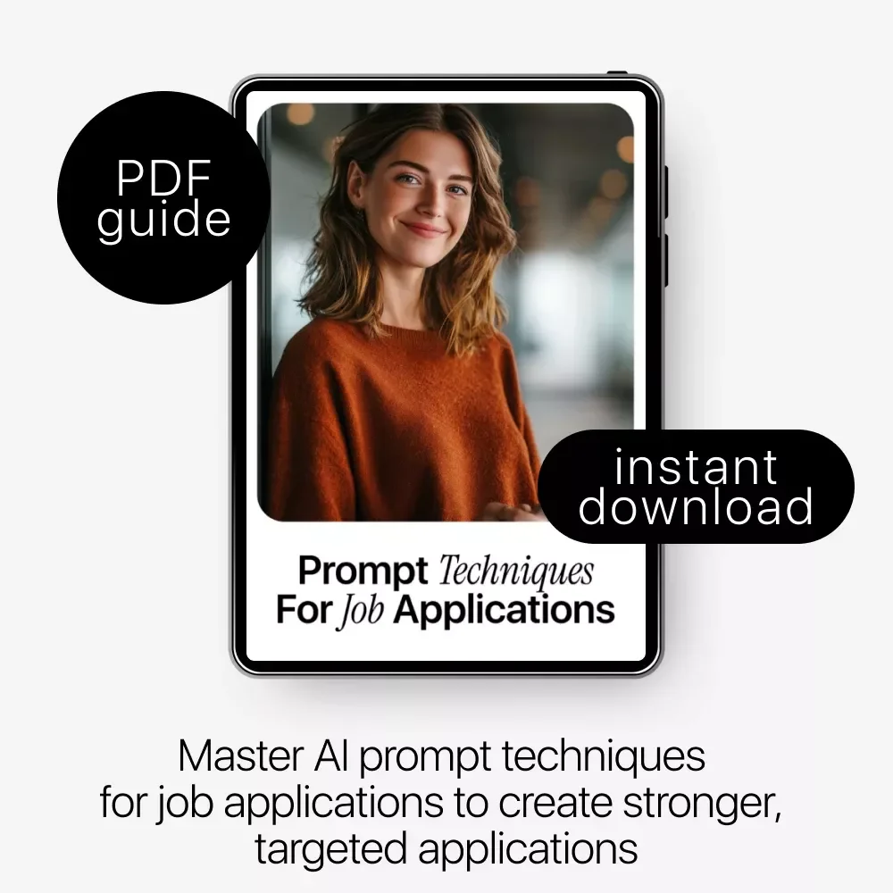 Prompt Techniques for Job Applications | AI Job Search Guide for Resumes & Cover Letters | Smart Prompt Techniques for Job Applications Success