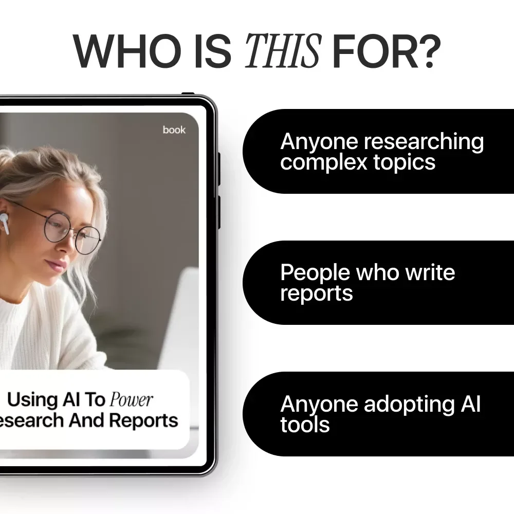 Using AI to Power Research and Reports | Practical Ebook on ai tools for research and reports for Smarter, Faster Writing