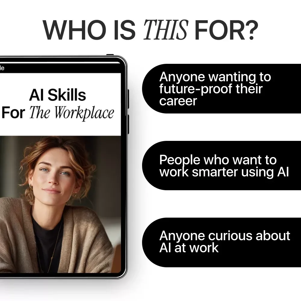 AI Skills for the Workplace – Practical AI Guide for Career Growth, Digital Download eBook for Professionals, Future-Ready Work Skills
