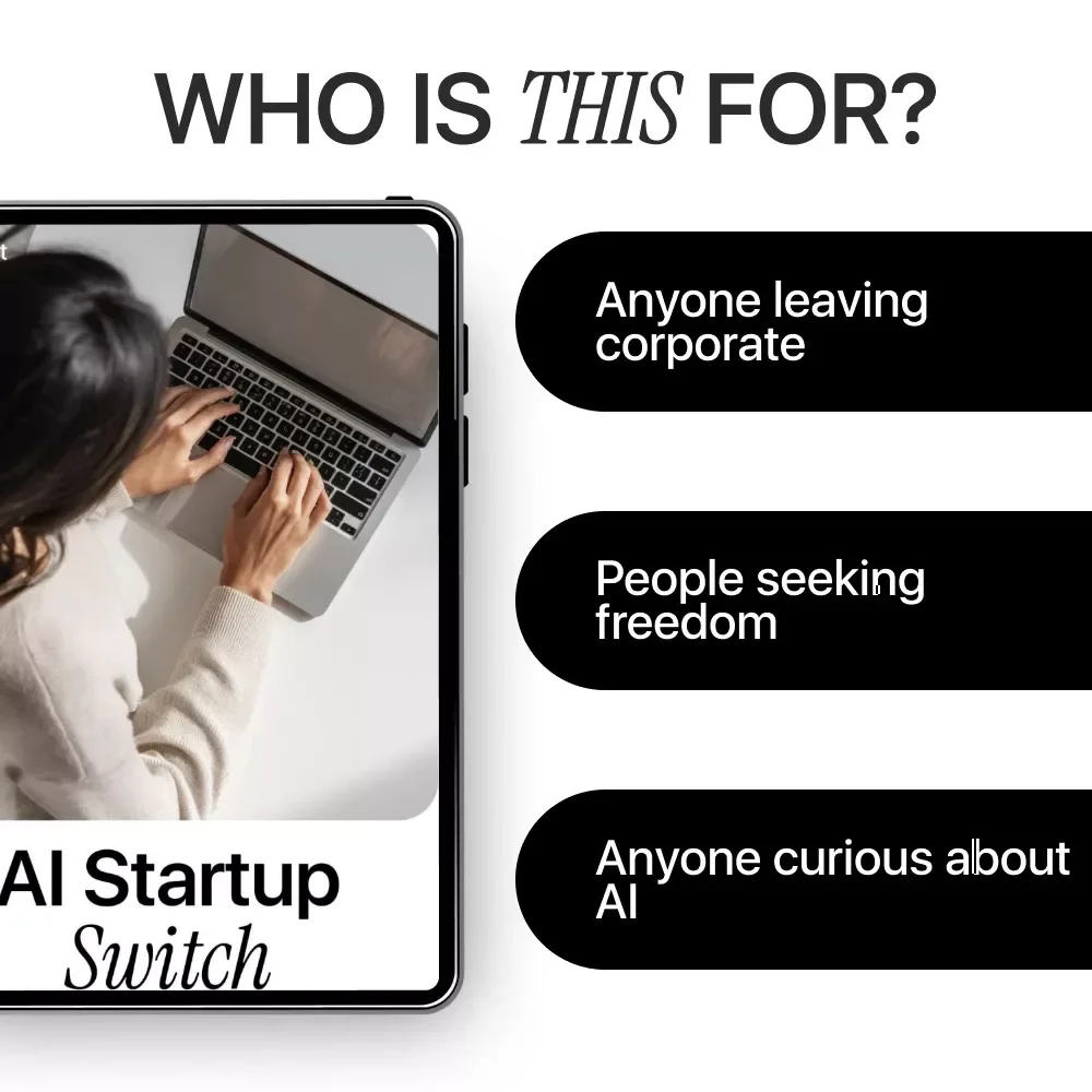 AI Startup Switch: The Ultimate Checklist on How to Use AI to Switch from Corporate to Startup Life