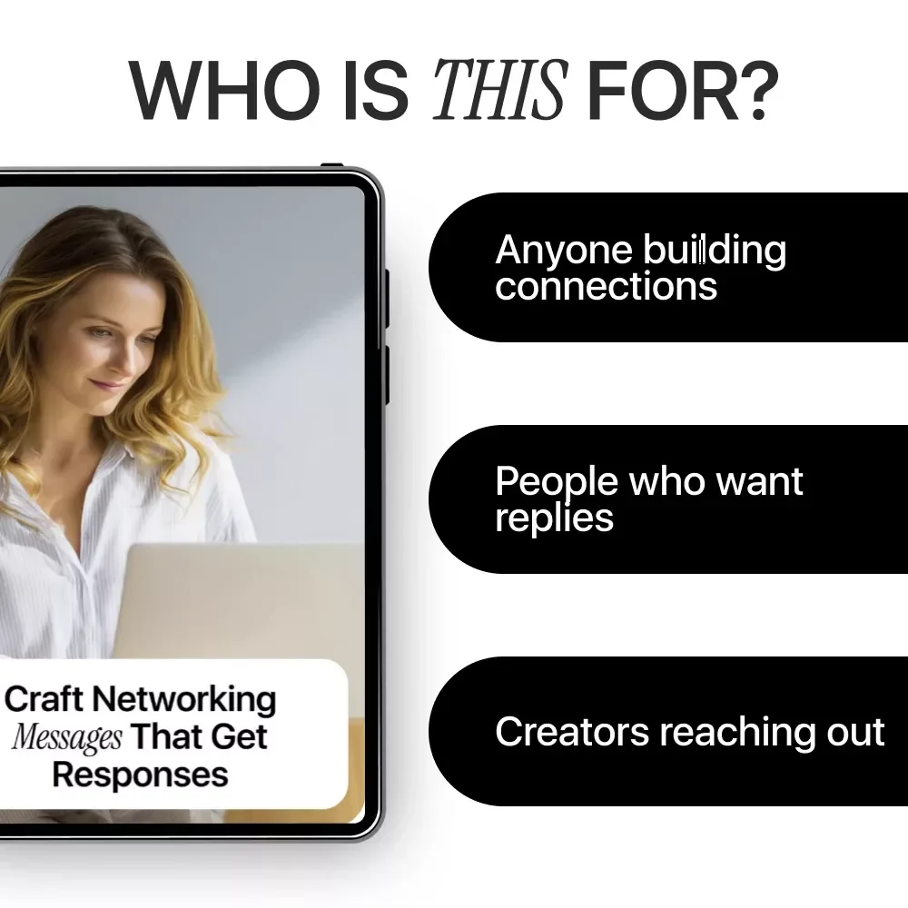 Craft Networking Messages That Get Responses | AI-Powered Guide with ai prompts for networking messages for Professionals & Entrepreneurs