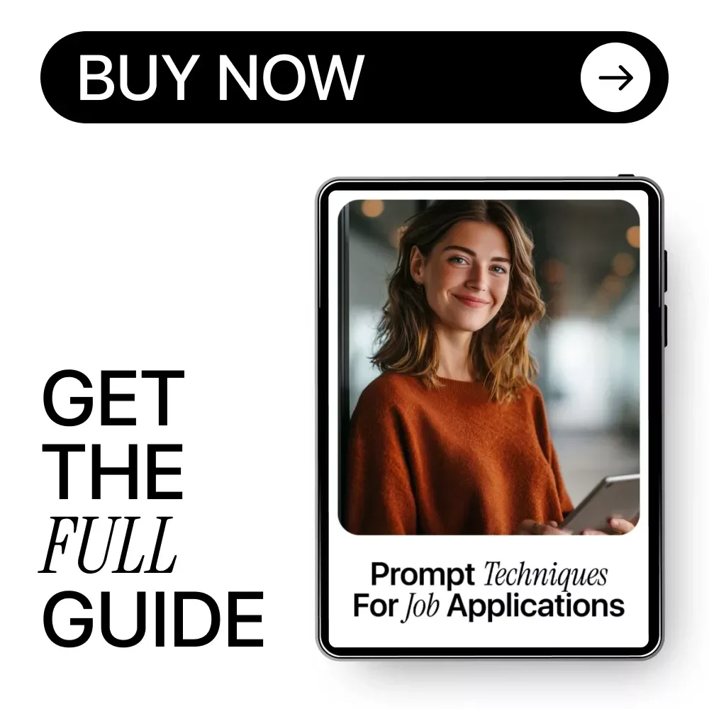 Prompt Techniques for Job Applications | AI Job Search Guide for Resumes & Cover Letters | Smart Prompt Techniques for Job Applications Success