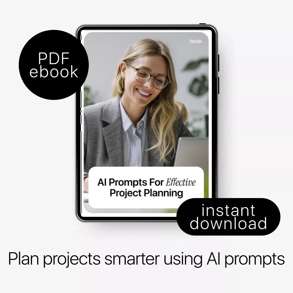 AI Prompts for Effective Project Planning | ai prompts for project planning eBook for Smarter Workflows & Clear Action Plans