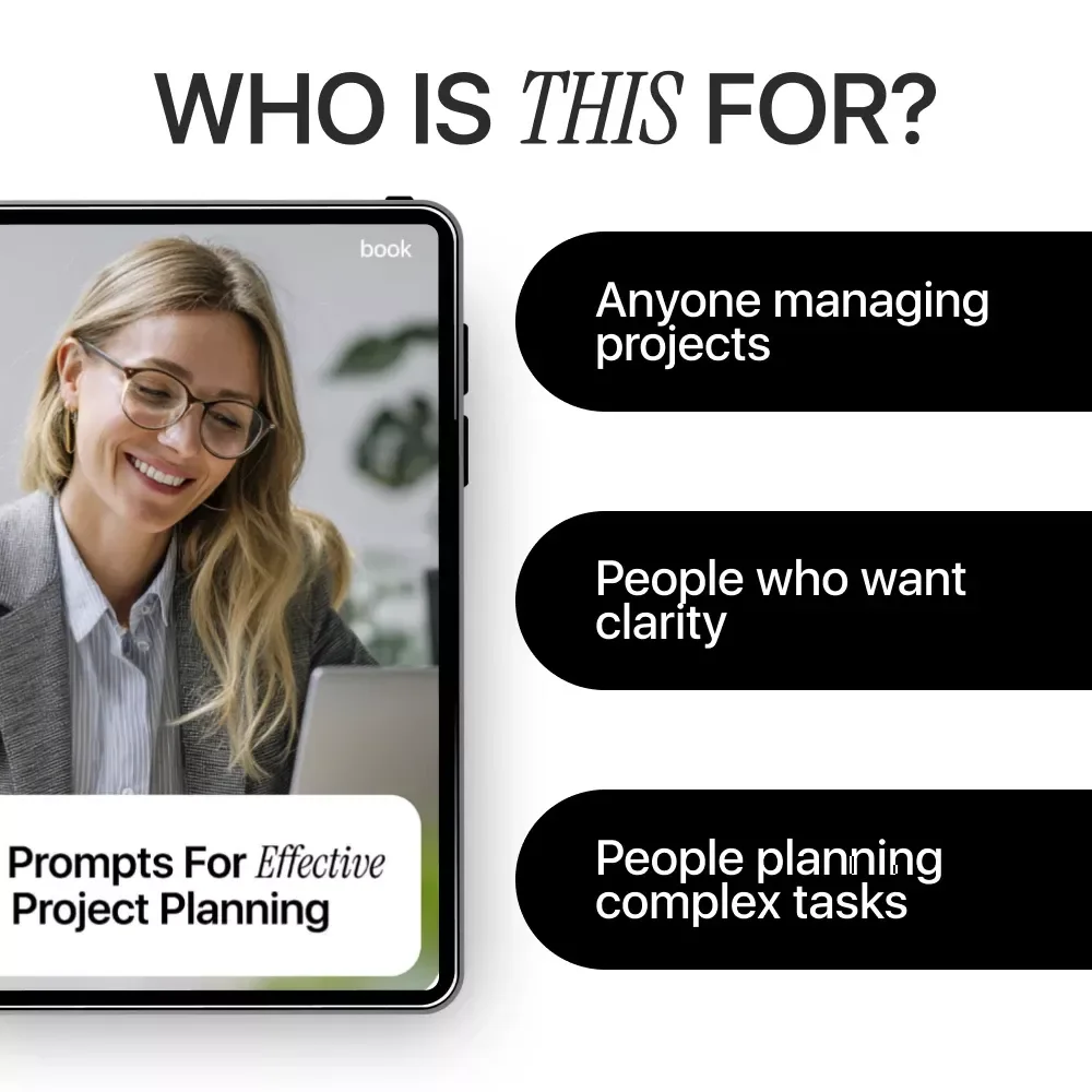 AI Prompts for Effective Project Planning | ai prompts for project planning eBook for Smarter Workflows & Clear Action Plans