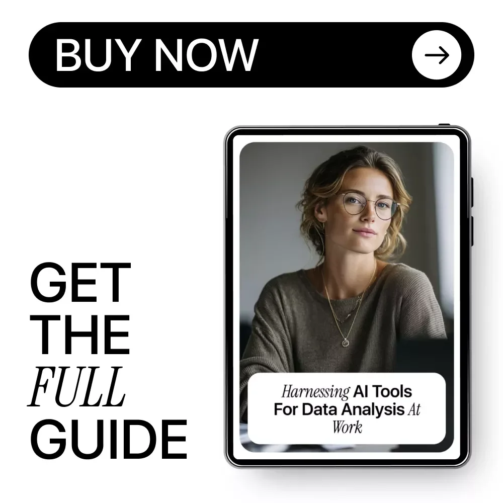 Harnessing AI Tools for Data Analysis at Work – Practical Guide to Using ai tools for data analysis at work, Smarter Insights, Better Decisions, Digital Download