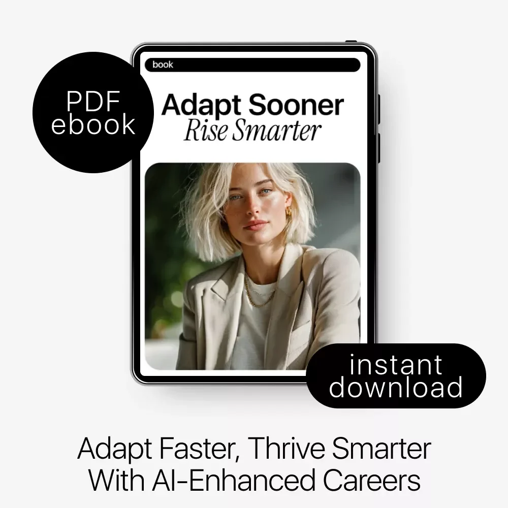 Adapt Sooner Rise Smarter: eBook on Career Impact of AI on Jobs, Future-Proof Your Skills, Hybrid Human-AI Roles & Resume Strategies