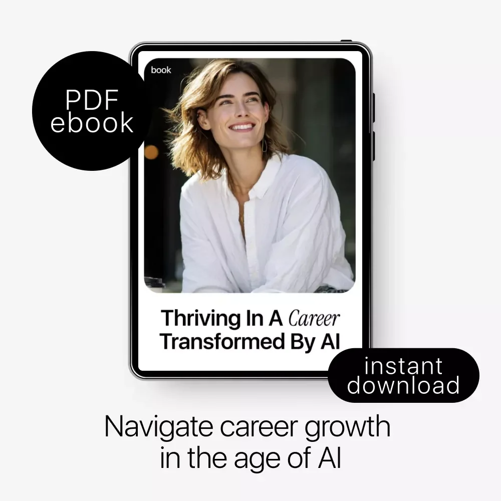 Thriving in a Career Transformed by AI | Ebook Guide on how ai affects career growth, Skills, Upskilling & Future-Proof Careers