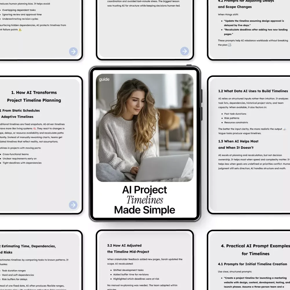AI Project Timelines Made Simple | Step-by-Step Guide to ai for creating project timelines for Managers & Creators