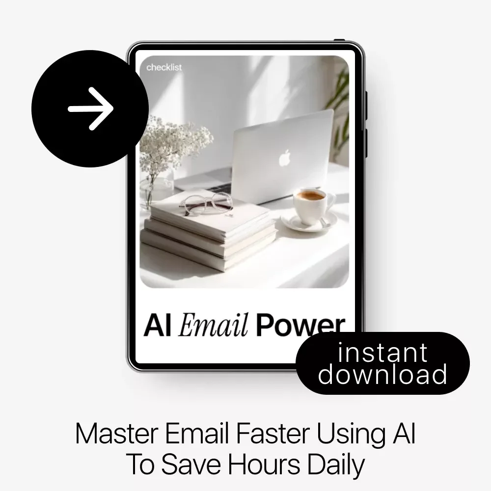 AI Email Power Checklist | Smart Productivity Guide for Inbox Zero | AI Tools That Help With Emails for Faster Replies & Workflow Automation