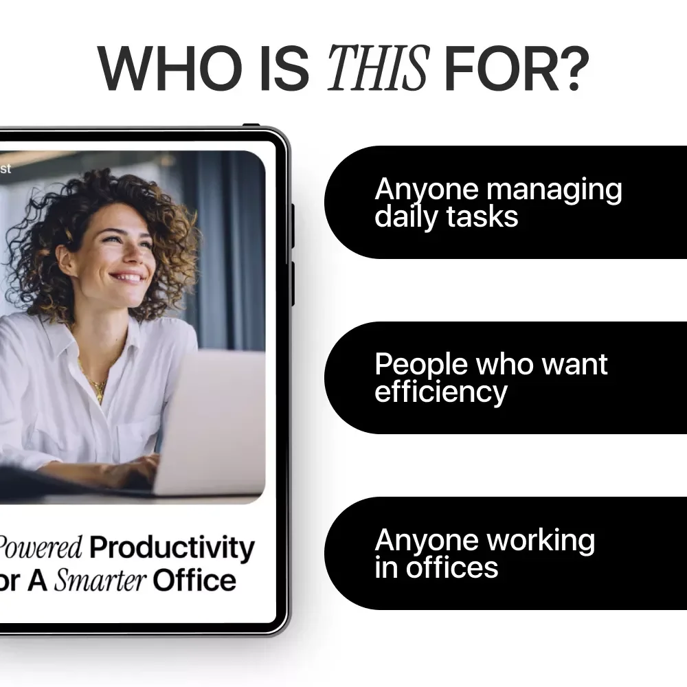AI-Powered Productivity for a Smarter Office – Practical Checklist Using ai tools for office productivity to Automate Tasks, Improve Workflow & Work Smarter Every Day